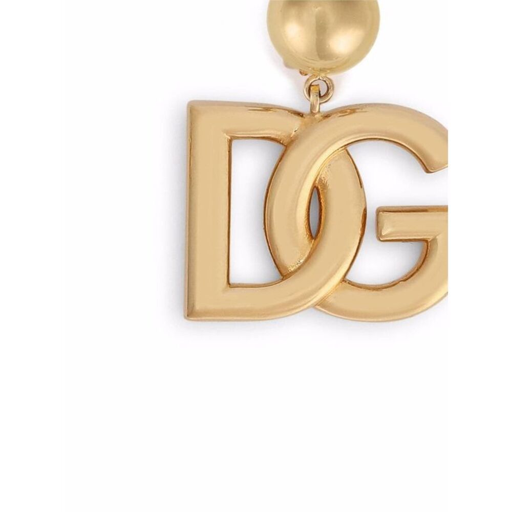 Dolce & Gabbana Women Clip Earrings With Dg Logo - Picture 2 of 3